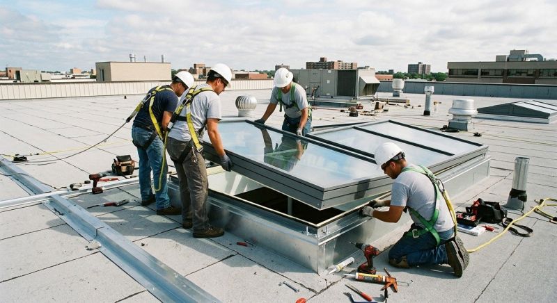 Commercial Skylight Renovation in Seattle, WA