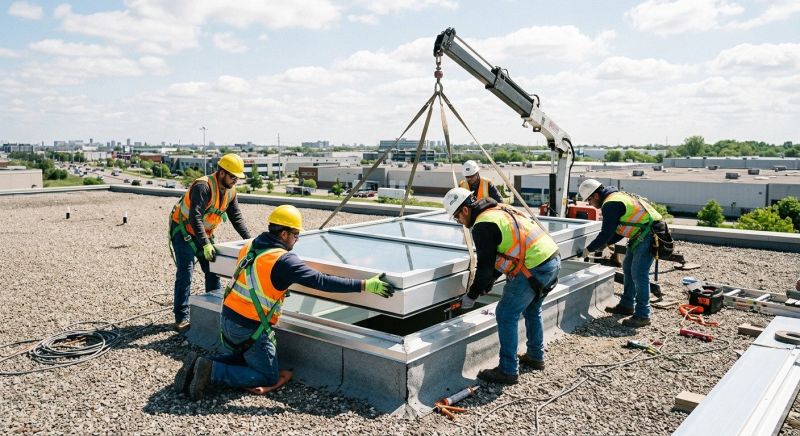 Commercial Skylight Renovation in Tacoma, WA