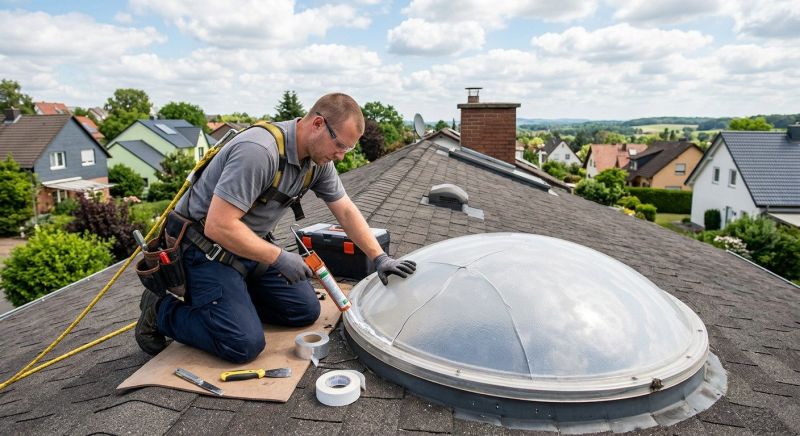 Dome Skylight Repair in Gig Harbor, WA
